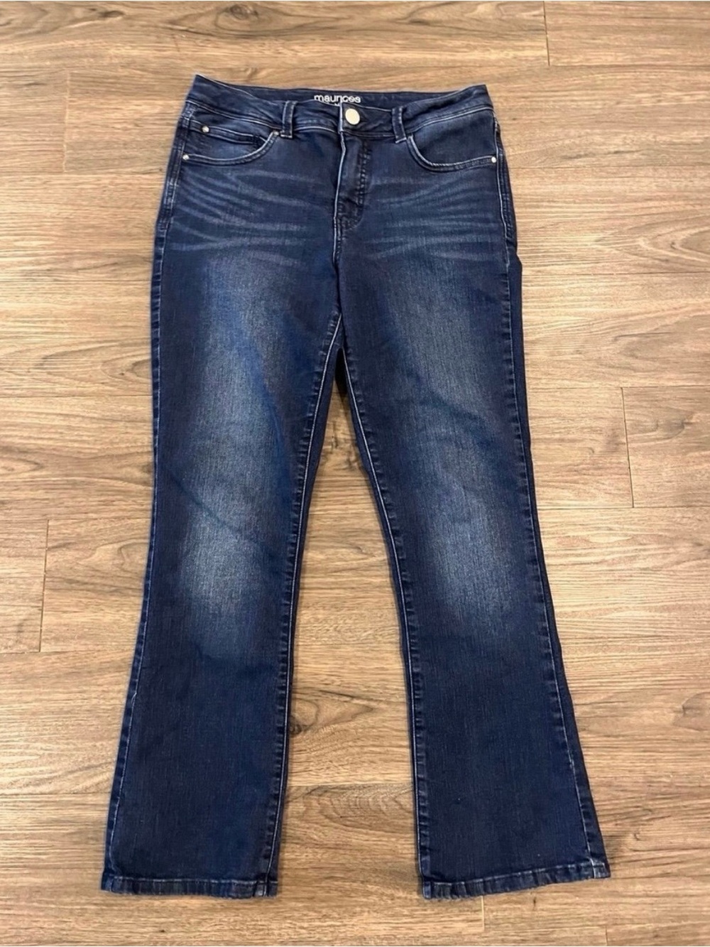 Maurices Dark Blue Flare Jeans